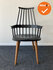 Kartell Comback - Designstoel - Zwart - met eikenkleurig onderstel - 4 poots