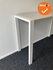 Bartafel - 160x60cm - Wit onderstel - inclusief Ahorn melamine blad