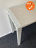 Bartafel - 160x60cm - Wit onderstel - inclusief Ahorn melamine blad