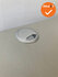 Ahrend 500 bureau - 160x80cm - Grijs - volkern - zilvergrijs onderstel - Inclusief kabeldoorvoer met dop midden