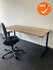 Refurbished Ahrend 500 Werkplek - 180x80 - Bladkleur naar keuze - Slingerverstelbaar - Zwart onderstel- Inclusief Ahrend 230 Medium bureaustoel met zwart voetkruis
