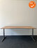 Ahrend Mehes handmatig verstelbaar buikbureau - Beuken volkern- 180x80/90 - Antracietgrijs onderstel