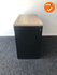 Ladeblok - 74x42,5x80cm - Zwart - 3 laden metaal - topblad naar keuze