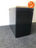 Ladeblok - 74x42,5x80cm - Zwart - 3 laden metaal - topblad naar keuze