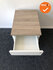 Ladeblok - 60x42,5x56cm - Wit - 3 laden - metaal front - inclusief oak medium topblad