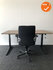 Refurbished Ahrend Essa Werkplek - Afmeting naar keuze - Bladkleur naar keuze - Slingerverstelbaar - Zwart onderstel- Inclusief Haworth Comforto 77 bureaustoel met zwart voetkruis