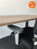 Refurbished Ahrend Essa Werkplek - Afmeting naar keuze - Bladkleur naar keuze - Slingerverstelbaar - Zwart onderstel- Inclusief Haworth Comforto 77 bureaustoel met zwart voetkruis