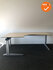 Ahrend hoekbureau - 200x120cm - Ahorn - volkern - Links - Essa - Zilvergrijs onderstel