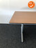 Ahrend vergadertafel - 200x100 - Kastanje trespa volkern - Essa - Zilvergrijs onderstel