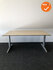 Ahrend Essa vergadertafel - Rechthoekig - 160x100cm - Ahorn Trespa volkern - Zilvergrijs onderstel