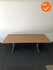 Ahrend Essa vergadertafel - Rechthoekig - 240x113cm - kastanje - Trespa volkern - Zilvergrijs onderstel