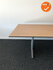 Ahrend Essa vergadertafel - Rechthoekig - 240x113cm - Donker Beuken - Trespa volkern - Zilvergrijs onderstel
