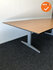 Ahrend Essa vergadertafel - Rechthoekig - 240x113cm - Donker Beuken - Trespa volkern - Zilvergrijs onderstel