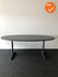 Ahrend 500 vergadertafel - Ovaal - 200x100cm - 25mm dik - Wenge - Melamine - Antraciet onderstel