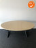 Ahrend 500 vergadertafel - Ovaal - 200x120cm - 40mm dik - Ahorn - Melamine - Zilvergrijs onderstel - B keuze