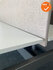 Ahrend Balance duo bureau zit-sta - 180x80cm - antracietgrijs onderstel - met standaard grijs melamine blad - inclusief grijs akoestisch scherm