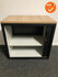 Roldeurkast - 74x80x48cm - Zwart met zwarte roldeuren