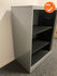Roldeurkast - Ahrend - 110x80x45cm - Zilvergrijs met zilvergrijze roldeuren - Topblad naar keuze