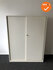 Schuifdeurkast - Ahrend - 160x120x45cm - Wit - Met witte schuifdeuren - inclusief wit topblad