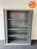 Roldeurkast - Ahrend - 160x120x45cm - Zilvergrijs - Zilvergrijs kunststof deur