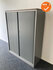 Roldeurkast - Ahrend - 160x120x45cm - Zilvergrijs - Zilvergrijs kunststof deur