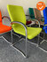 Ahrend 230 - Set van 6 stuks - Nieuwe stoffering in verschillende kleuren - Chroom onderstel