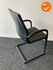 Ahrend 230 - Zwart frame - antraciete stoffering - Set van 4 stuks