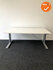 Aluforce Pro 150M compleet tweedehands elektrisch zit-sta bureau - wit blad - zilvergrijs onderstel - 160x80