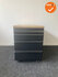 Ladeblok - 57x42x76cm - Zwart - 4 laden kunststof - topblad naar keuze