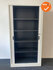 Roldeurkast - Voortman - 195x100x45cm - Wit met metalen deuren