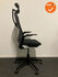 Ahrend 2020 bureaustoel - refurbished - zwarte stoffering - inclusief lendesteun - hoge rug - zwart voetkruis - inclusief hoofdsteun