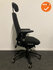 RH Logic 400 - Zwarte stoffering - Zwart voetkruis - Met hoofdsteun - Inclusief leren armleggers -