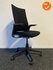 Ahrend 2020 bureaustoel - refurbished - nieuwe stoffering - inclusief lendesteun - hoge rug - zwart voetkruis