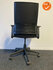 Ahrend 2020 bureaustoel - refurbished - nieuwe stoffering - inclusief lendesteun - hoge rug - zwart voetkruis - Antracietgrijze netweave rug