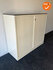 Roldeurkast - Ahrend - 110x120x45cm - wit met metalen roldeuren - Topblad naar keuze