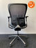 Haworth Comforto 89 (Zody) - zwarte stoffering - Gepolijst aluminium voetkruis