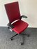 Ahrend 2020 bureaustoel - refurbished - rode stoffering - inclusief lendesteun - hoge rug - zwart voetkruis
