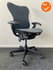 Herman Miller - Mirra - Grey - Blauwe rugleuning - Zwart voetkruis