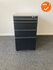 Ladeblok - 74x42x80cm - Zilvergrijs - 4 lades - kunststof front - topblad naar keuze