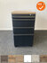 Ladeblok - 74x42x80cm - Zilvergrijs - 4 lades - kunststof front - topblad naar keuze