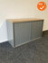 Roldeurkast - Ahrend - 74x120x45cm - Zilvergrijs met grijze roldeuren - Topblad naar keuze