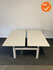 Drentea - Duo elektrisch verstelbaar bureau - 160x80cm - wit onderstel - licht eiken blad