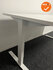 Bureau Basic- Handmatig verstelbaar - 180x80cm - Wit onderstel - Wit houten blad