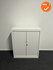 Roldeurkast - 110x100x45cm -Wit met wit roldeuren - Wit topblad