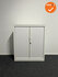 Roldeurkast - 110x100x45cm -Wit met wit roldeuren - Wit topblad