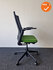 Ahrend 2020 bureaustoel - refurbished - Groene stoffering - inclusief lendesteun - hoge netweave rug - voetkruis naar keuze - Inclusief lendesteun