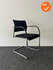 Vergaderstoel - EMO - Zwarte stoffering - Chroom frame