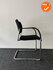 Vergaderstoel - EMO - Zwarte stoffering - Chroom frame