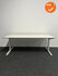 Ahrend Balance slingerverstelbaar bureau - met wit onderstel - wit blad - 160x80