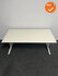 Ahrend Balance slingerverstelbaar bureau - met wit onderstel - wit blad - 160x80